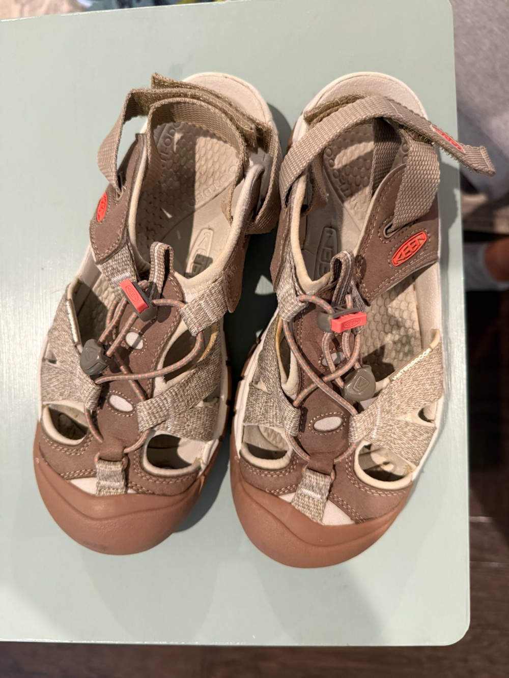 KEEN ' Brown/Tan Closed-Toe Sandals